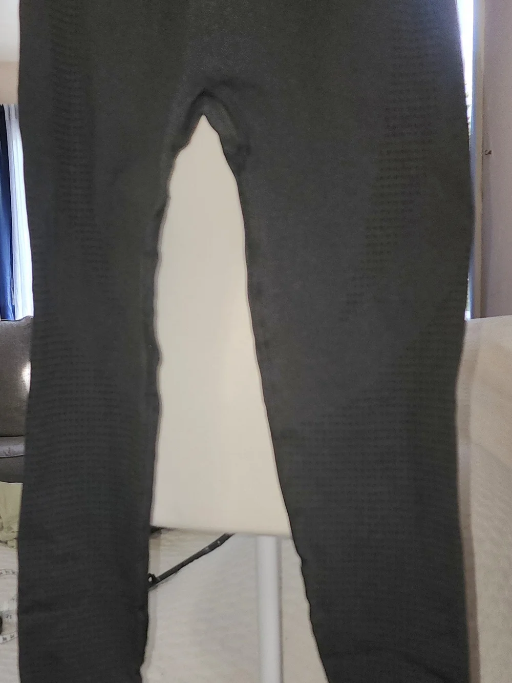 Gym Black Athletic Leggings with Tag Detail NIKE Sports Bra XSM